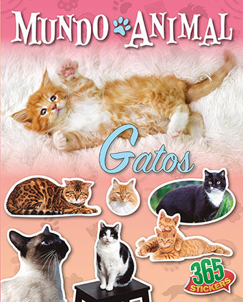 Mundo Animal - 365 Stickers (Perros, Gatos, Caballos, Pequeñas Mascotas) - Aparicio Distributors, Inc.