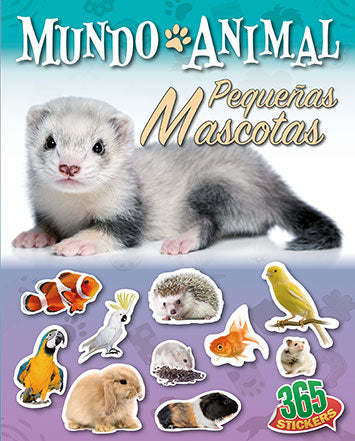 Mundo Animal - 365 Stickers (Perros, Gatos, Caballos, Pequeñas Mascotas) - Aparicio Distributors, Inc.