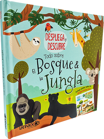 Colección: Despliega y descubre (Dinosaurios, Océano, Mascotas y Jungla)