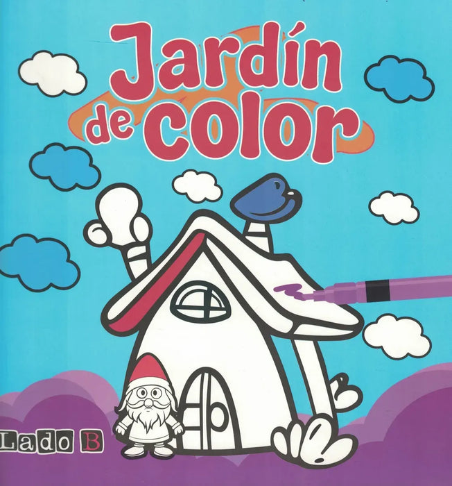 Colección Jardín de color - Lado B (Celeste, Violeta, Rojo y Amarillo)
