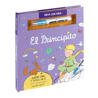 El principito pinta con agua