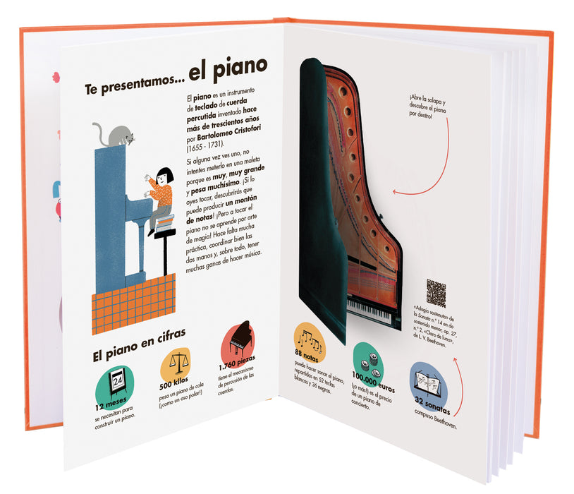 Colección Ensolfa (Libros sobre música): ¡Suena el violín!, ¡Suena el piano!