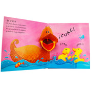 Colección Pop-up Cu-cú Sorpresa: La rana glotona, El dinosaurio burlón, La gallina feliz... - Aparicio Distributors, Inc.