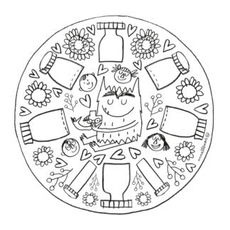 El monstruo de colores: Mandalas (Para regular tus emociones y calmar el estrés)