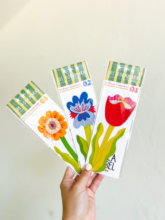 Flower Bookmarks - ¡Los Bookmarks!