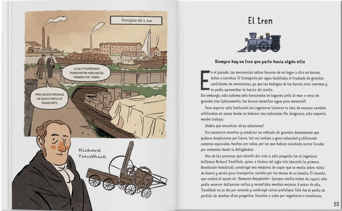 Inventos geniales (Historias de genios que juntos transformaron el mundo)