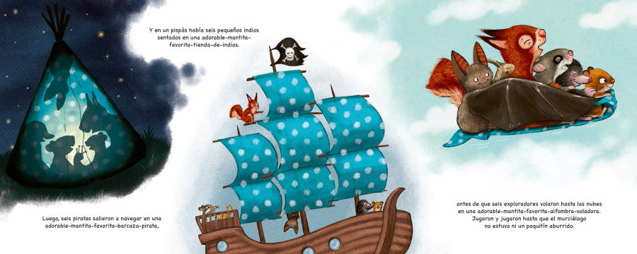 La historia del pequeño lirón que no quería prestar su mantita favorita