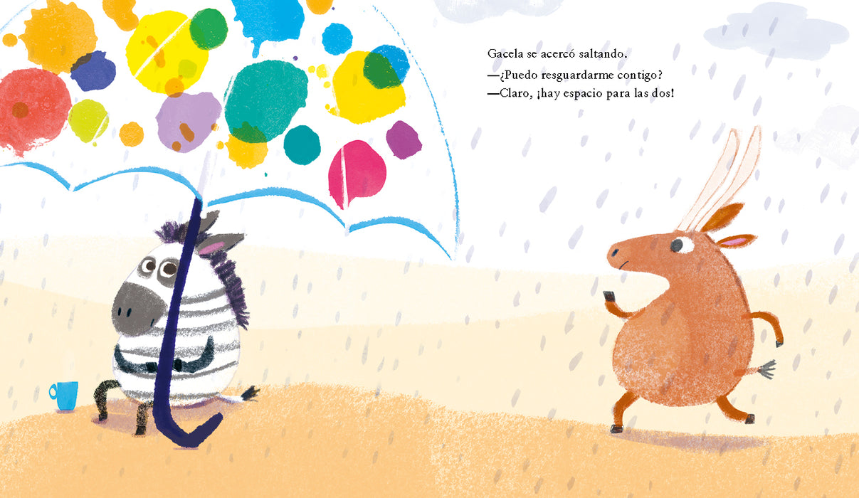 El paraguas de cebra