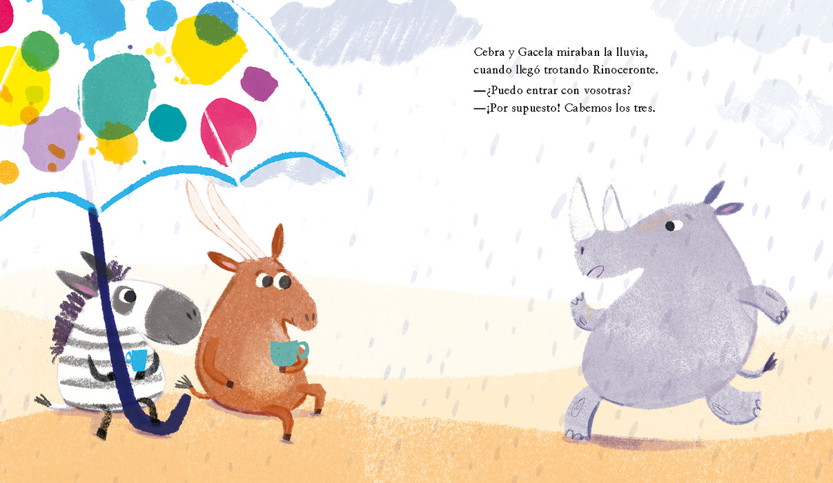 El paraguas de cebra