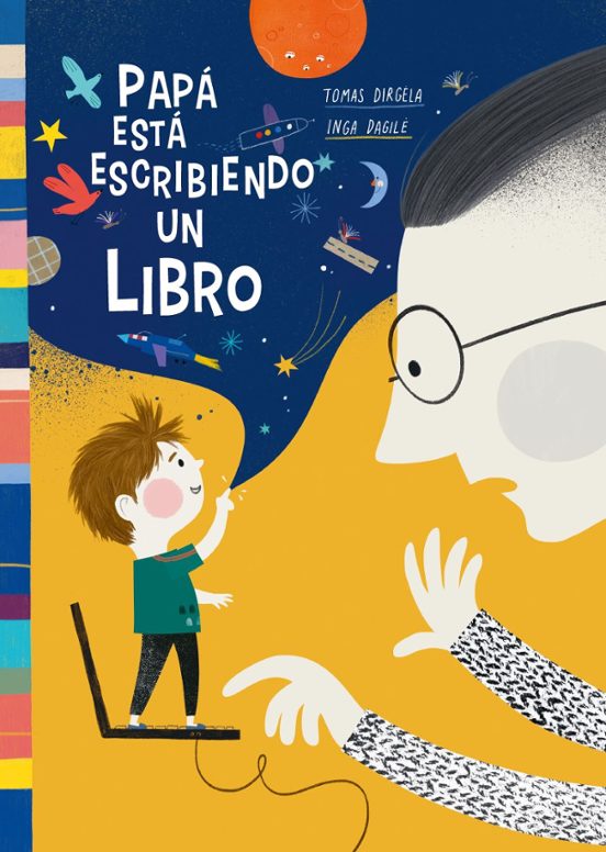 Papá esta escribiendo un libro