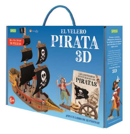 El Velero de Pirata 3D: lee y construye