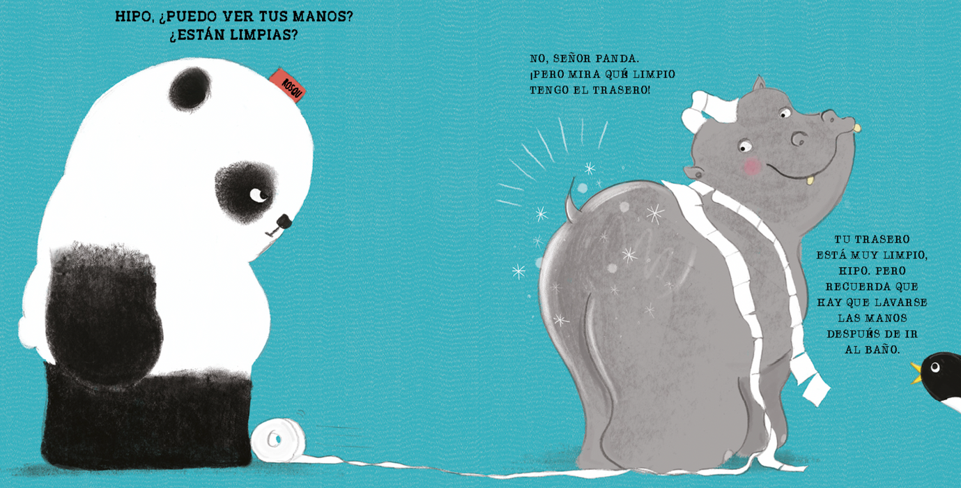 Lávate las manos con el Señor Panda