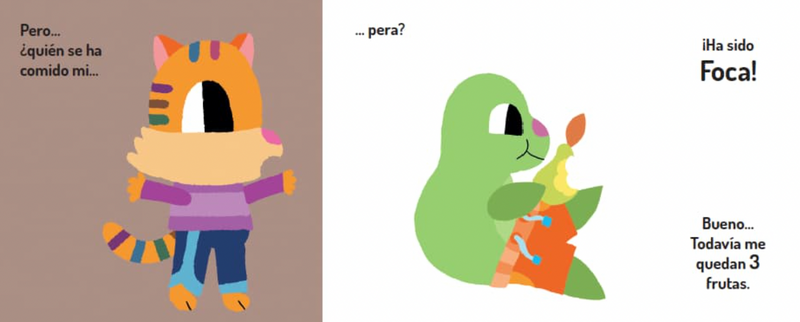 Colección "¿Quién se ha comido?"... Mi pastel, Mi fruta