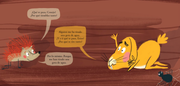 Erizo y conejo descubren la lluvia - Aparicio Distributors, Inc.