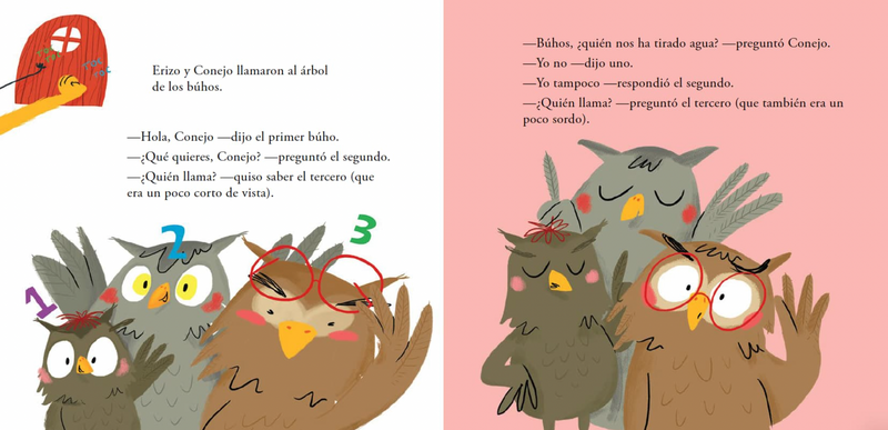 Erizo y conejo descubren la lluvia - Aparicio Distributors, Inc.