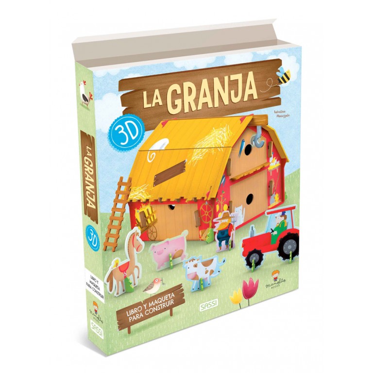 La granja: Libro y maqueta para construir - Aparicio Distributors, Inc.