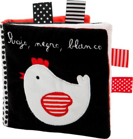Rojo, negro, blanco (Libro en tela) - Aparicio Distributors, Inc.